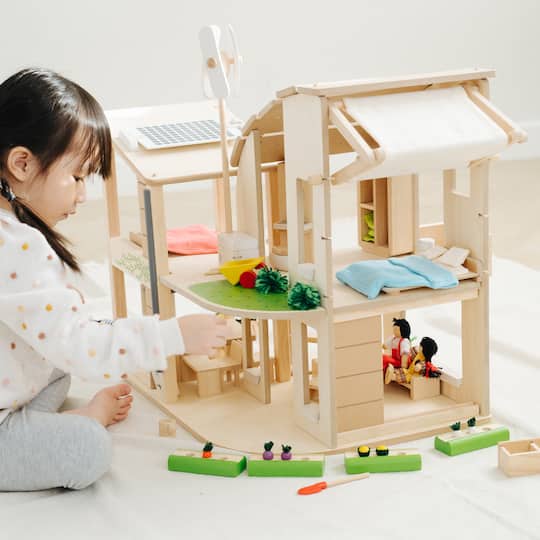 PlanToys Wooden Dollhouse Furniture Set